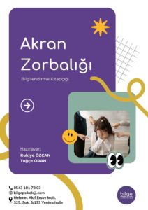 Akran zorbalığı bilgilendirme kitapçığı kapak görseli