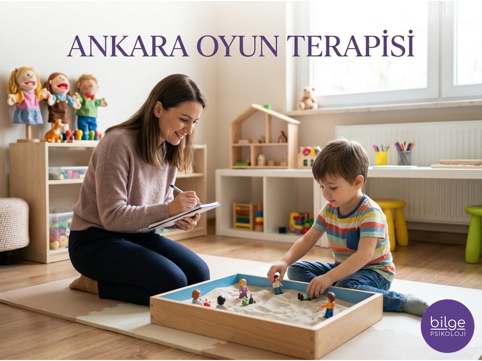 Ankara oyun terapisi seansında çocuk psikoloğu ile terapi süreci